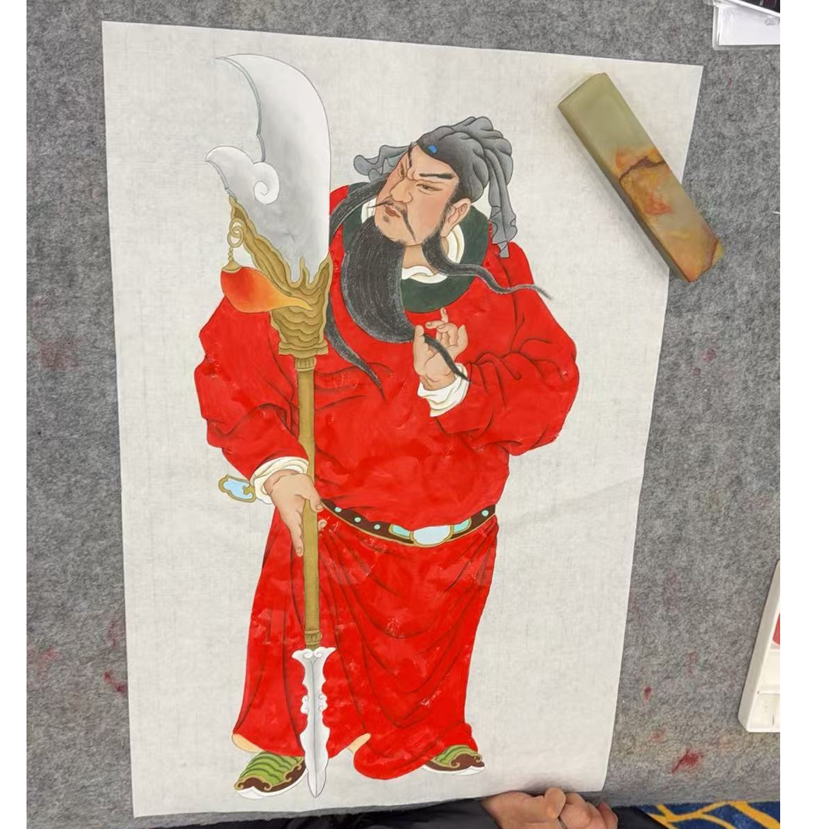 橱窗展示/文峰艺术展厅/王奉超（笔名：鲁钰）宣纸国画/带证书带授权