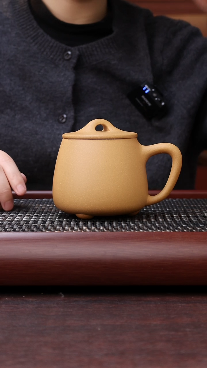 【闪购商品】紫砂茶杯黄金段石瓢