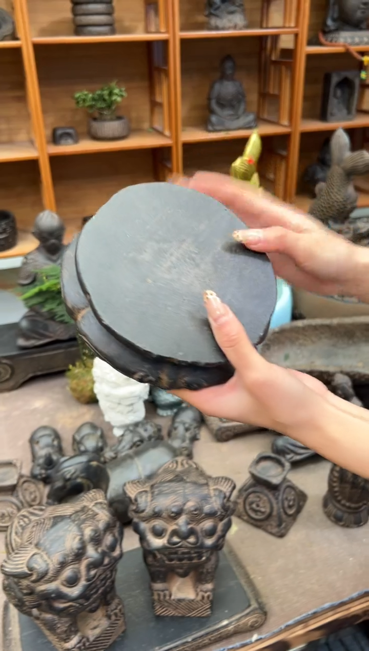 陶土【火山泥】金箍坛底座