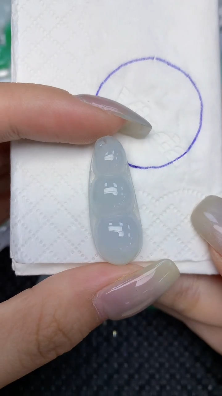 颈饰未镶嵌翡翠刘*菲 天然缅甸翡翠a货百元以上9元证书费自理