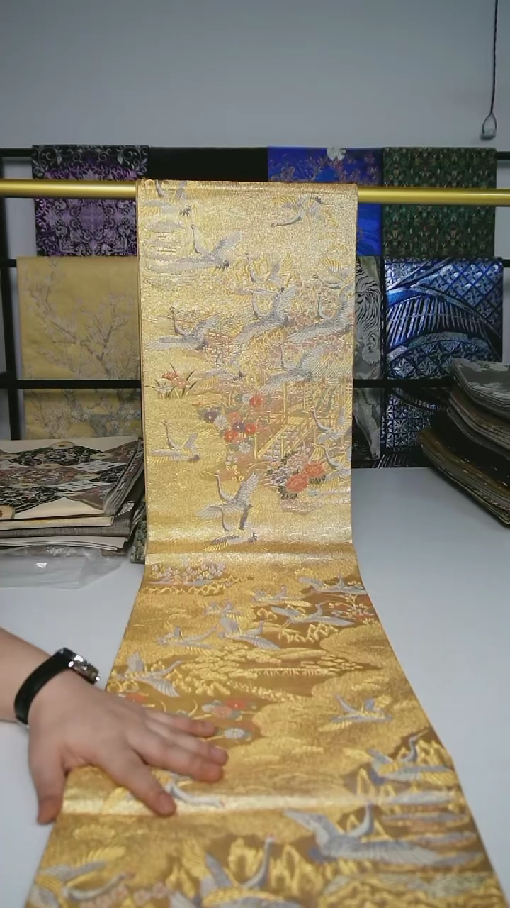 【闪购商品】织绣织锦80仙鹤风景