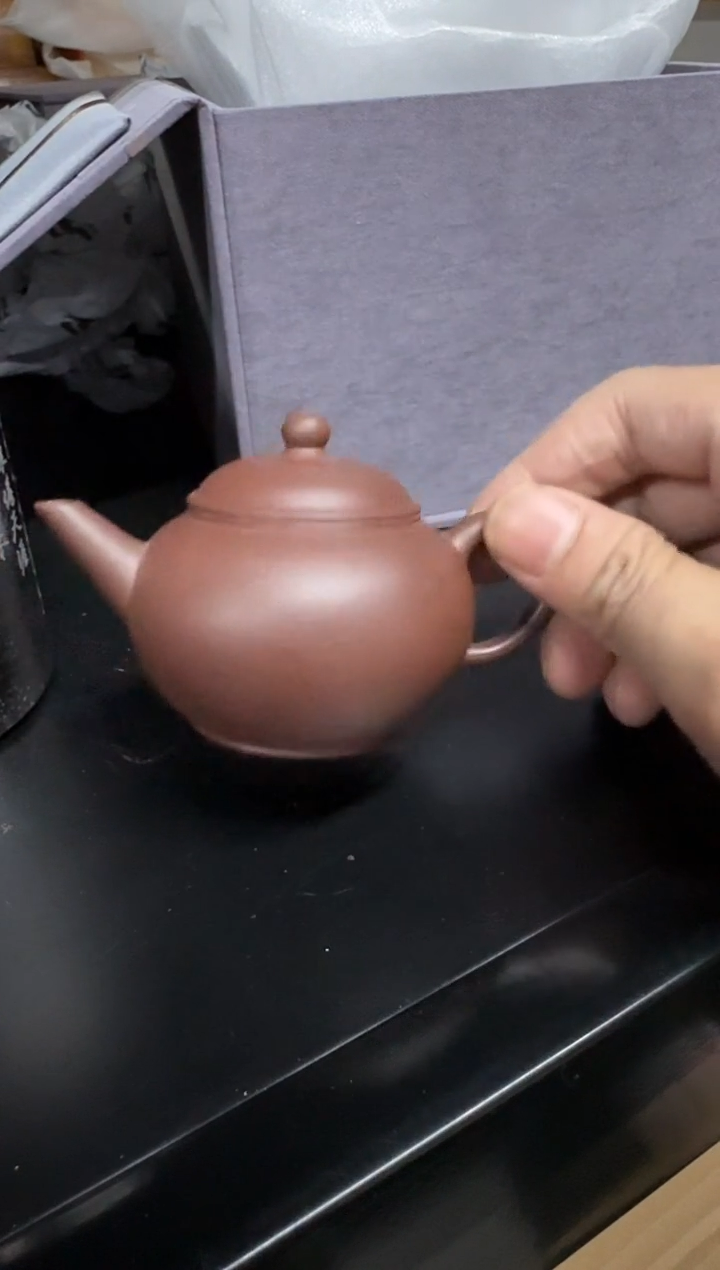 紫泥水平壶+壶承+DHM-----