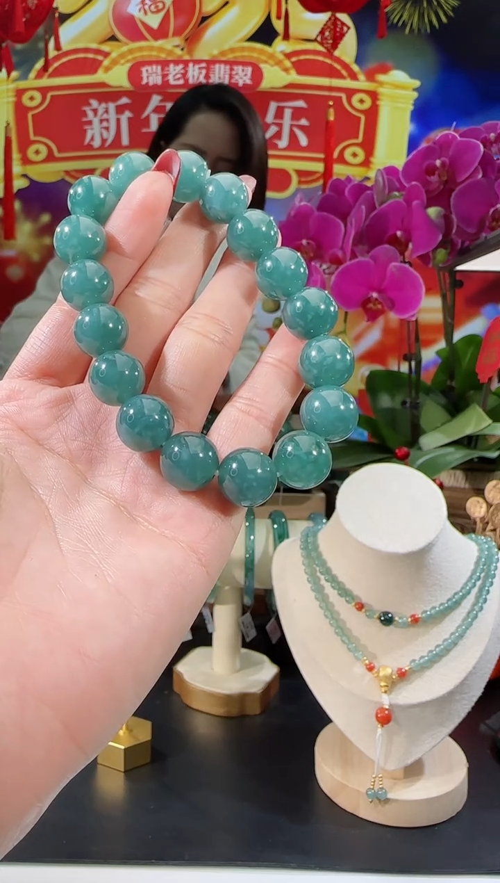 【闪购商品】翡翠手串未镶嵌手串多样性发一