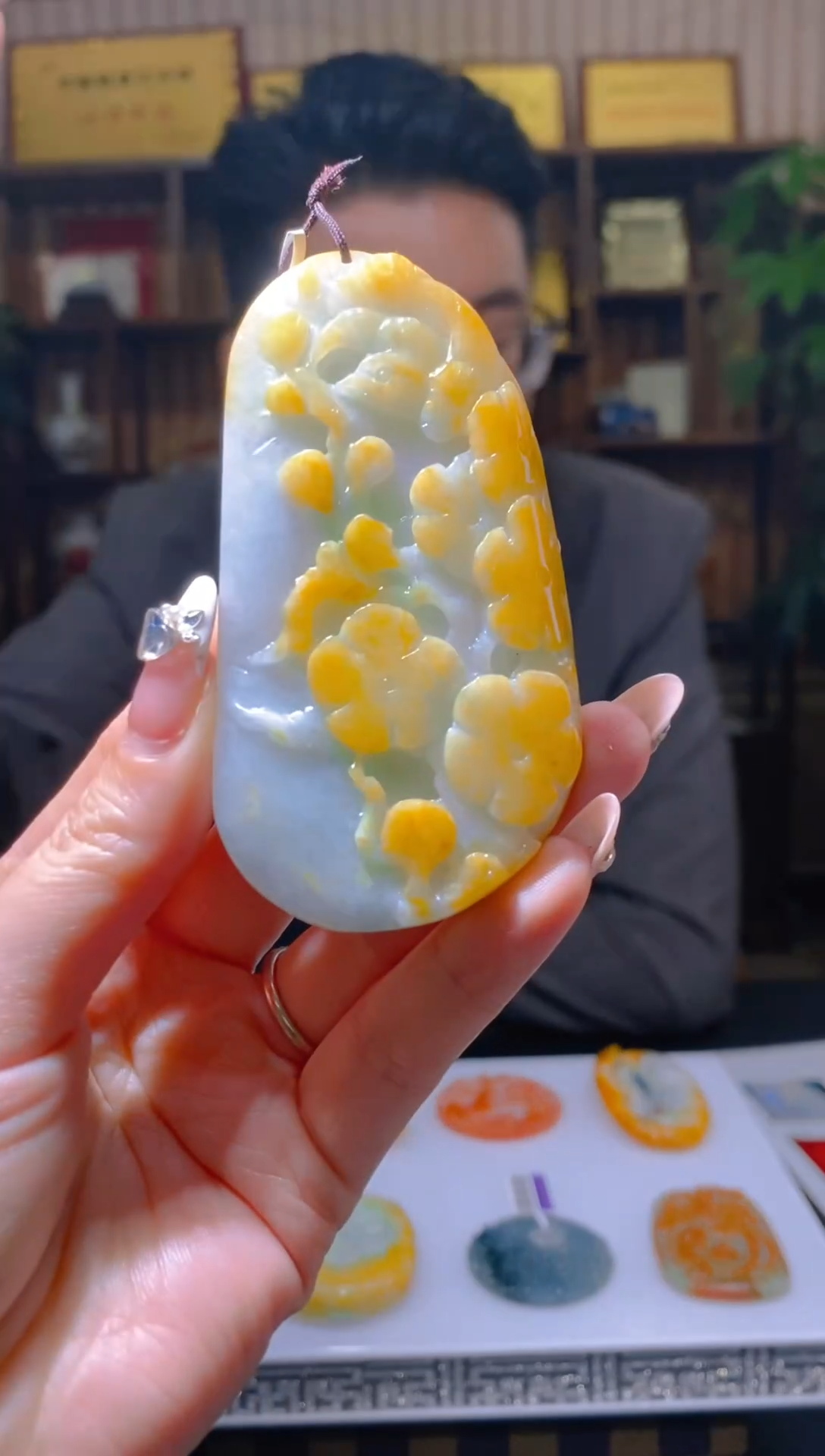 定制翡翠未镶嵌TT翡翠毛货WZ-19