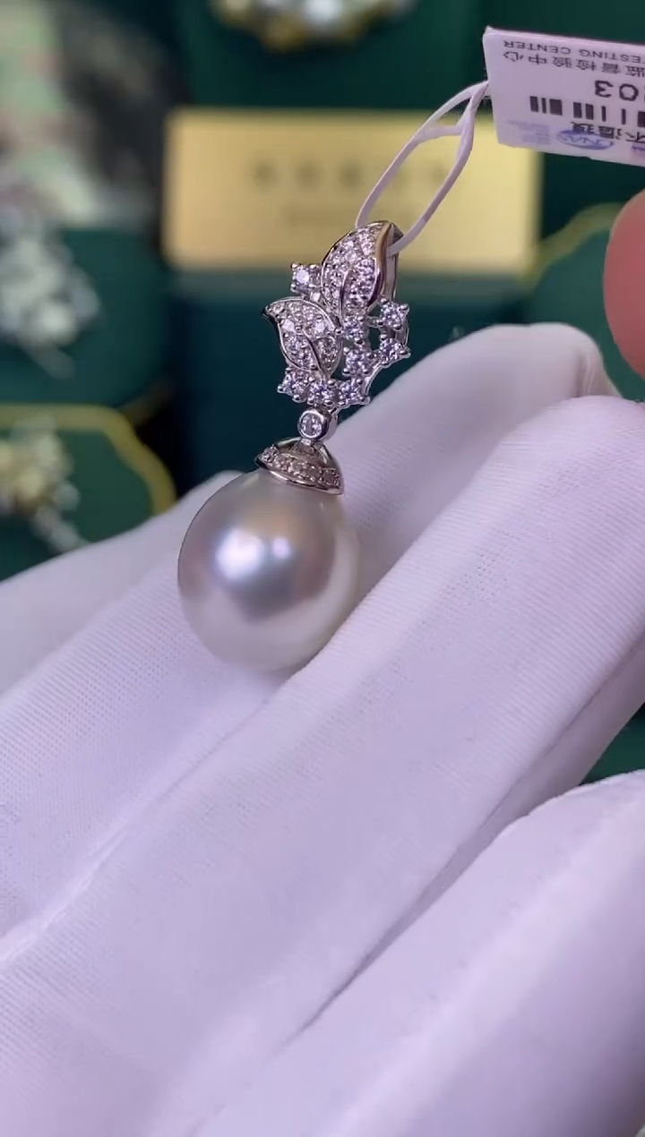 【闪购商品】海水珍珠颈饰银S925镶嵌1