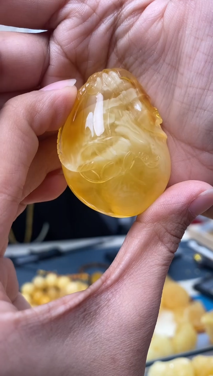 【闪购商品】琥珀裸石未镶嵌天然琥珀蜜蜡