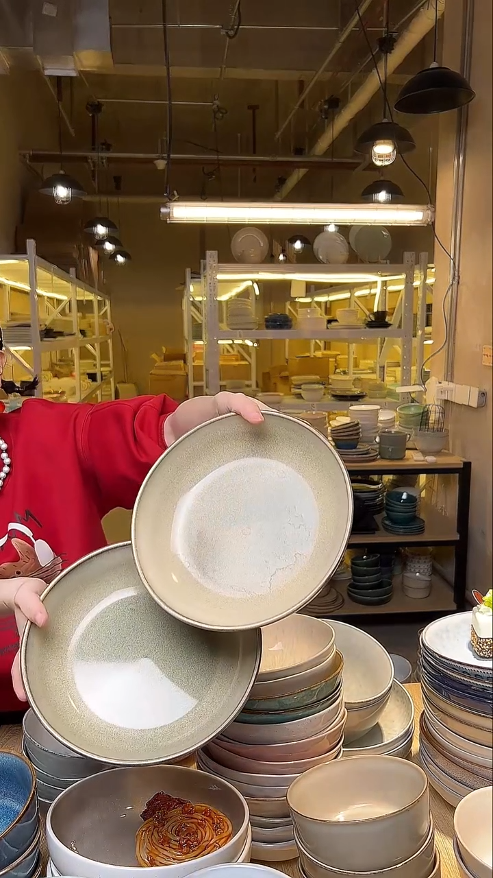 瓷145外贸尾货窑变釉下彩默认微瑕