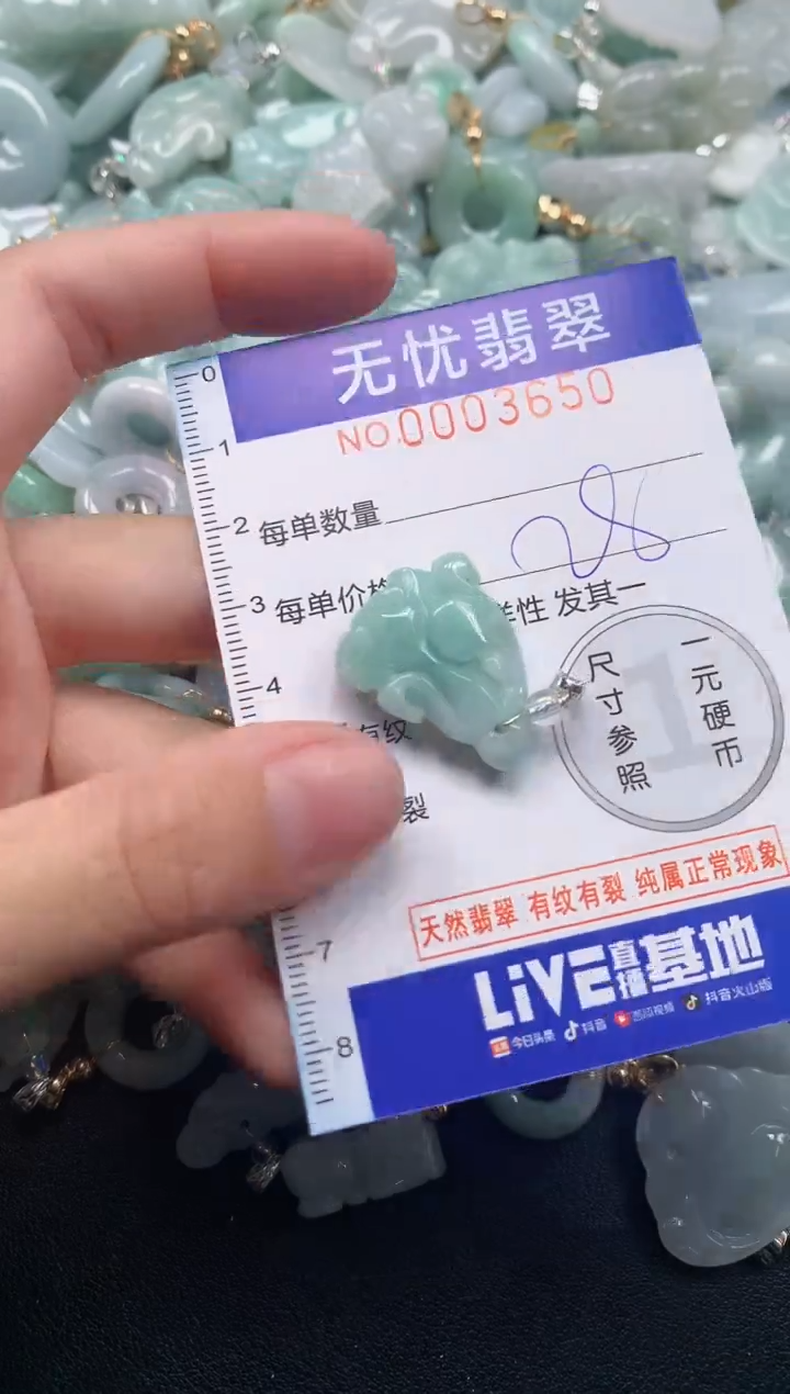 颈饰未镶嵌翡翠3650