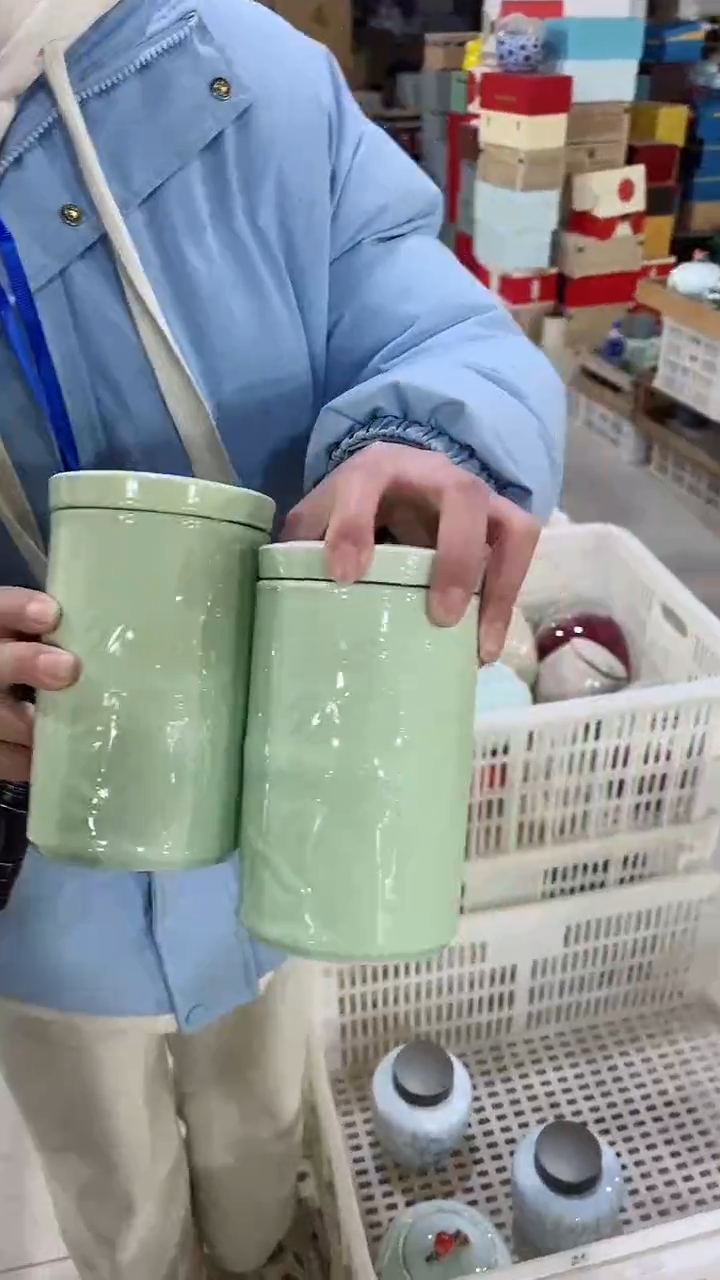【闪购商品】陶瓷茶叶罐储物密封罐家用绿茶红茶普洱龙井