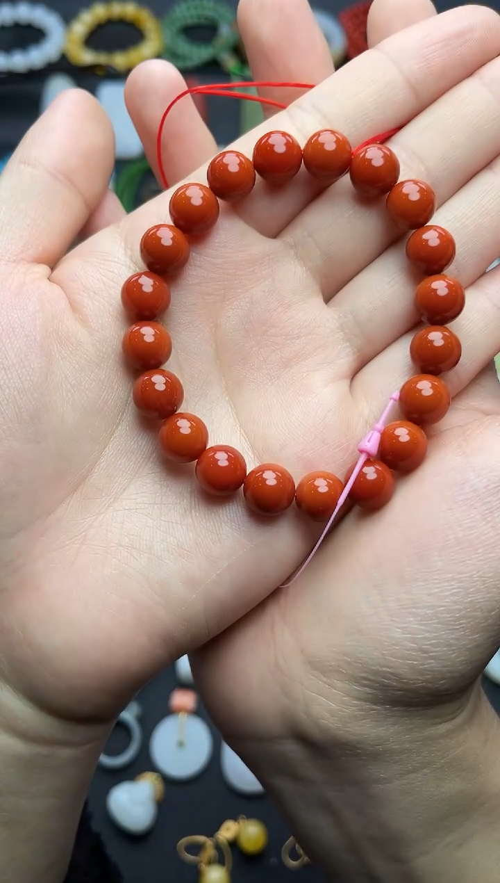 未镶嵌手串南红玛瑙单圈手串06