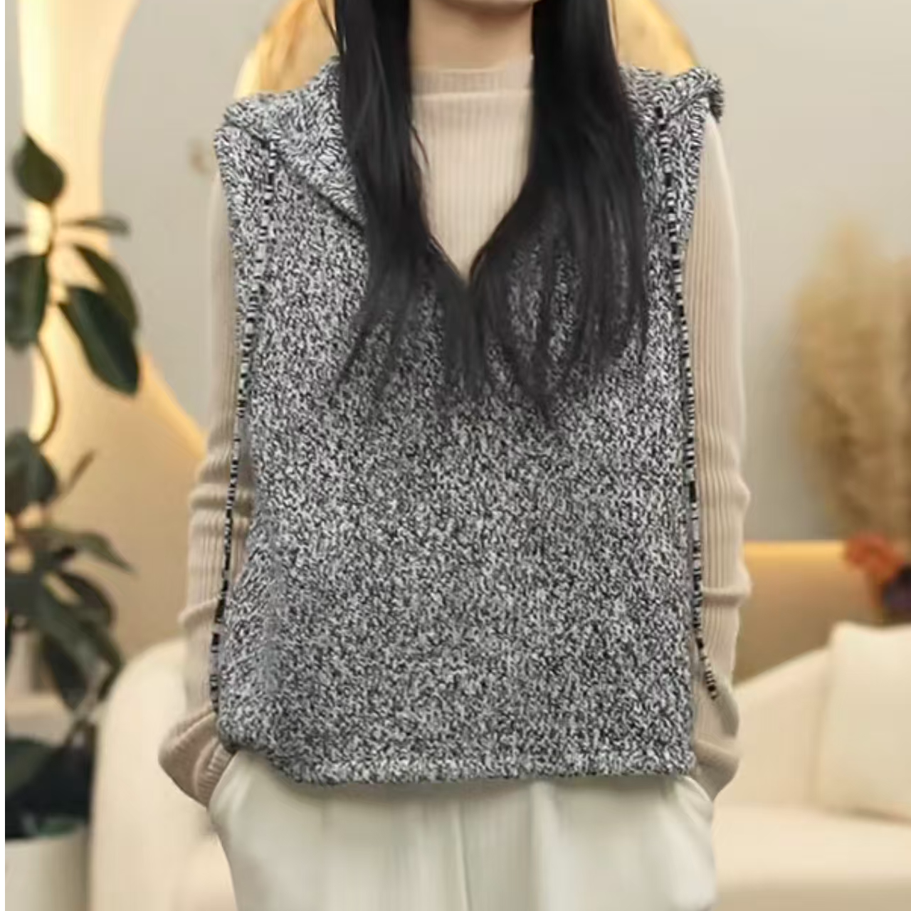 凌云推荐！100%羊毛【往往针织帽衫】