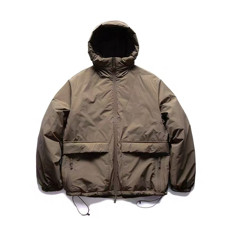 SFJ581 3M新雪丽工装连帽棉服断码青