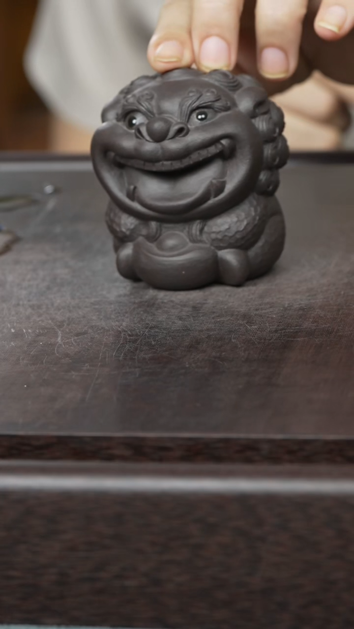 紫砂茶宠紫砂 笑师