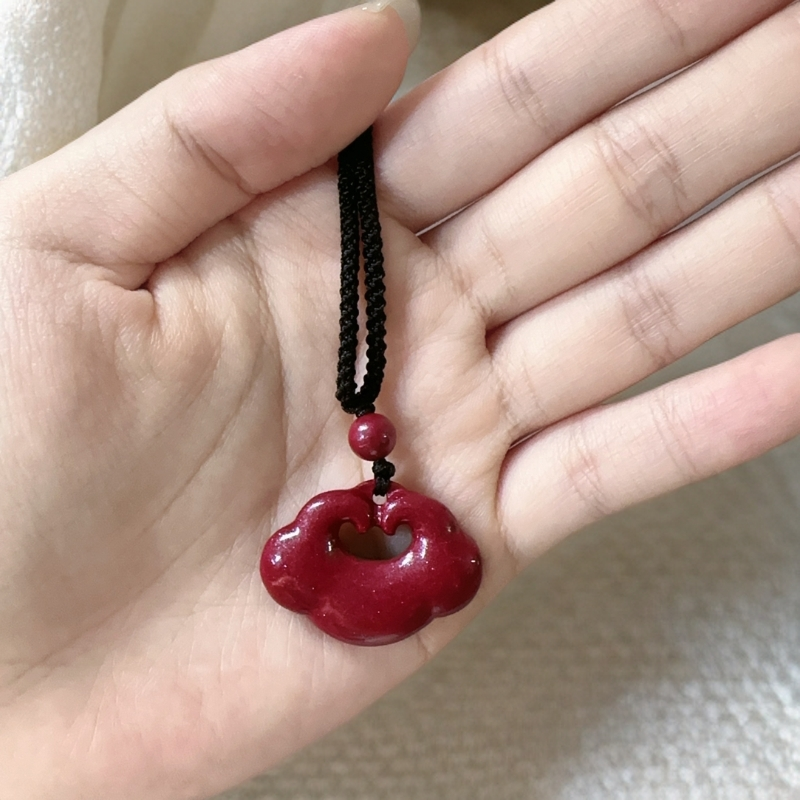 天然辰砂小孩大人百搭饰品