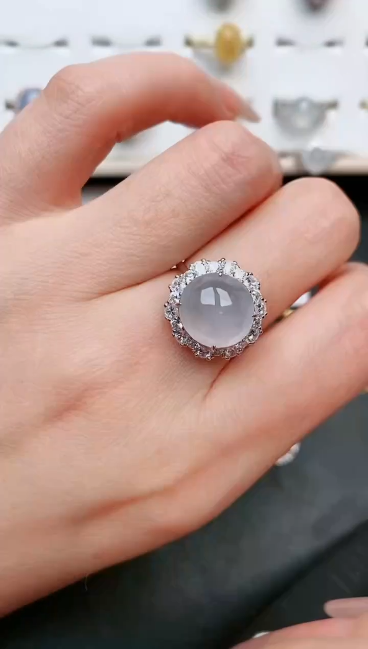 【闪购商品】翡翠戒指银S925镶嵌.....