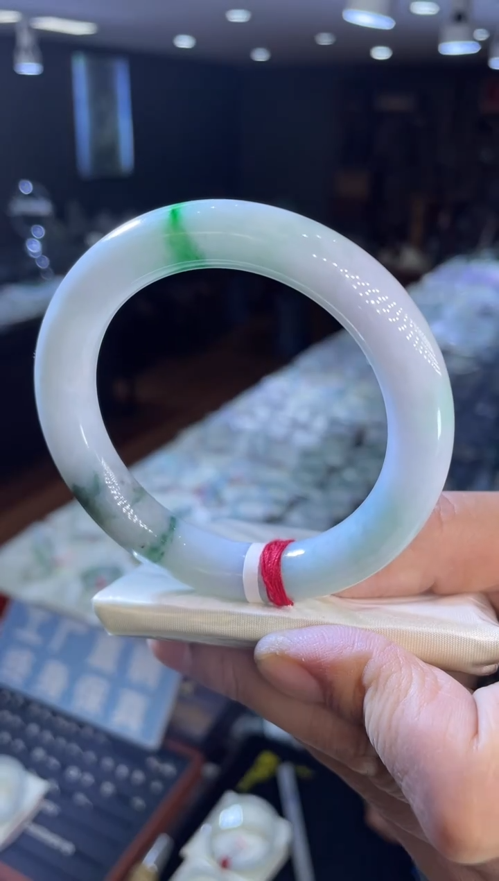 未镶嵌手镯翡翠圆条57-58