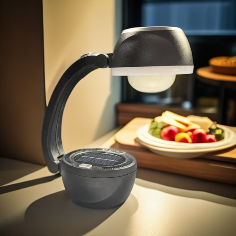 多功能便携灯折叠弧形灯台灯太阳能多用灯简约F071