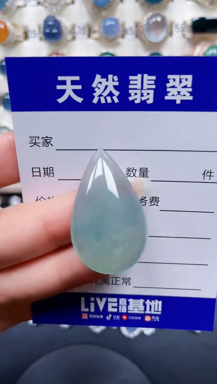 颈饰银S925镶嵌翡翠304