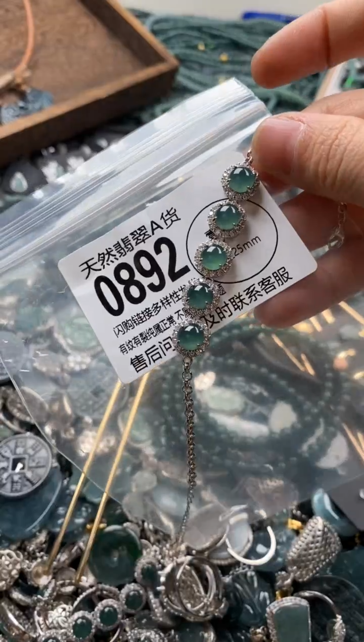 【闪购商品】翡翠颈饰未镶嵌翡翠0892