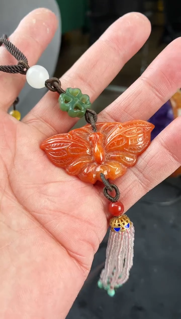 未镶嵌吊坠(赠链)玛瑙/玉髓M79