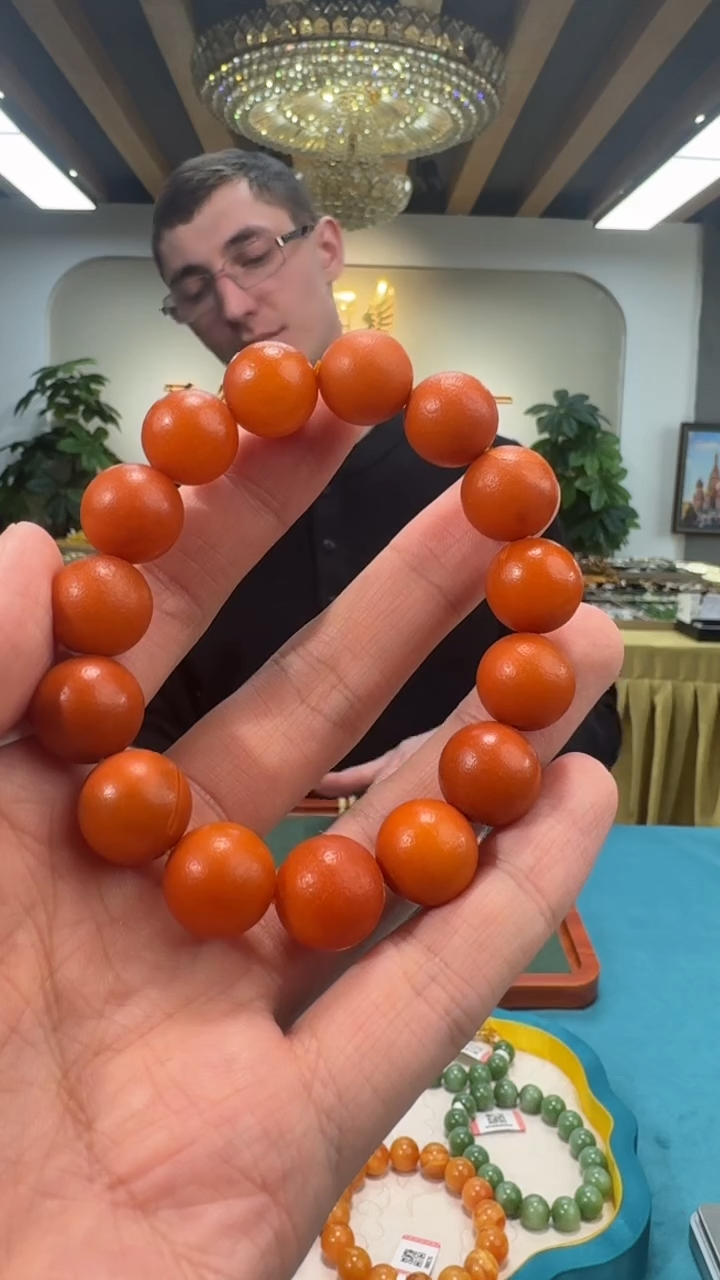 【闪购商品】琥珀手串未镶嵌天然琥珀蜜蜡手串SC201