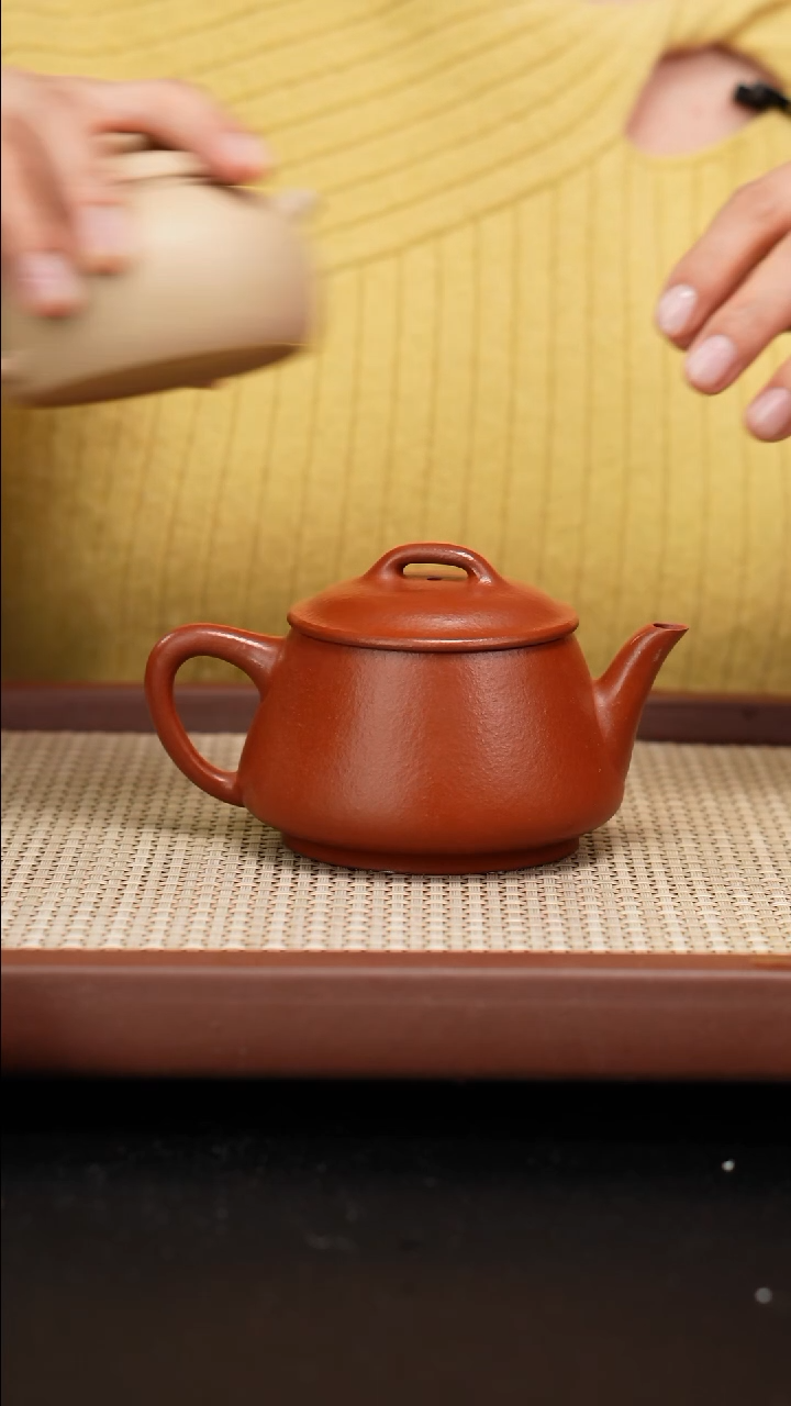【闪购商品】紫砂茶壶小煤窑朱泥隐瓢