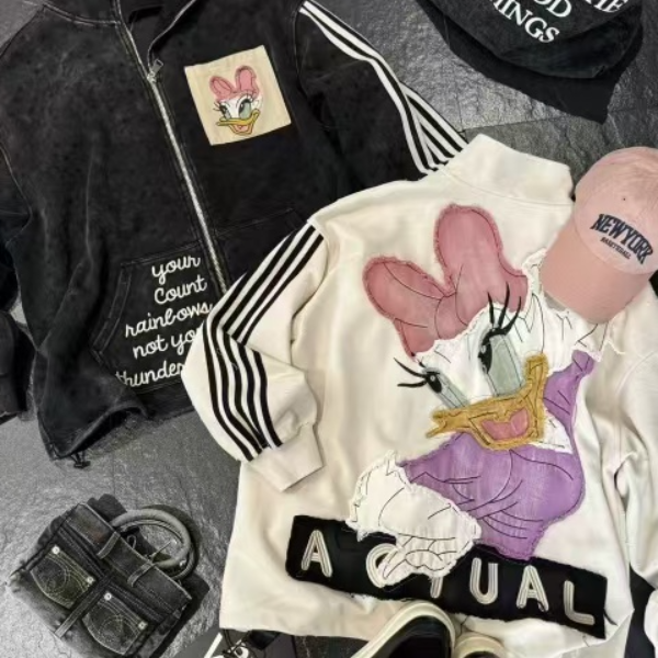 二龙欧货【鸭鸭水洗条纹外套】2590