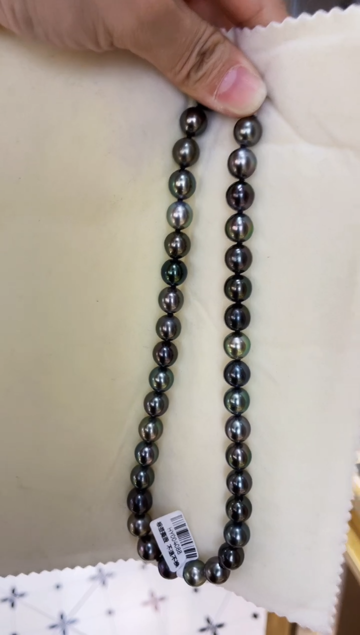 【闪购商品】海水珍珠颈饰银S925镶嵌大溪地  10-11mm