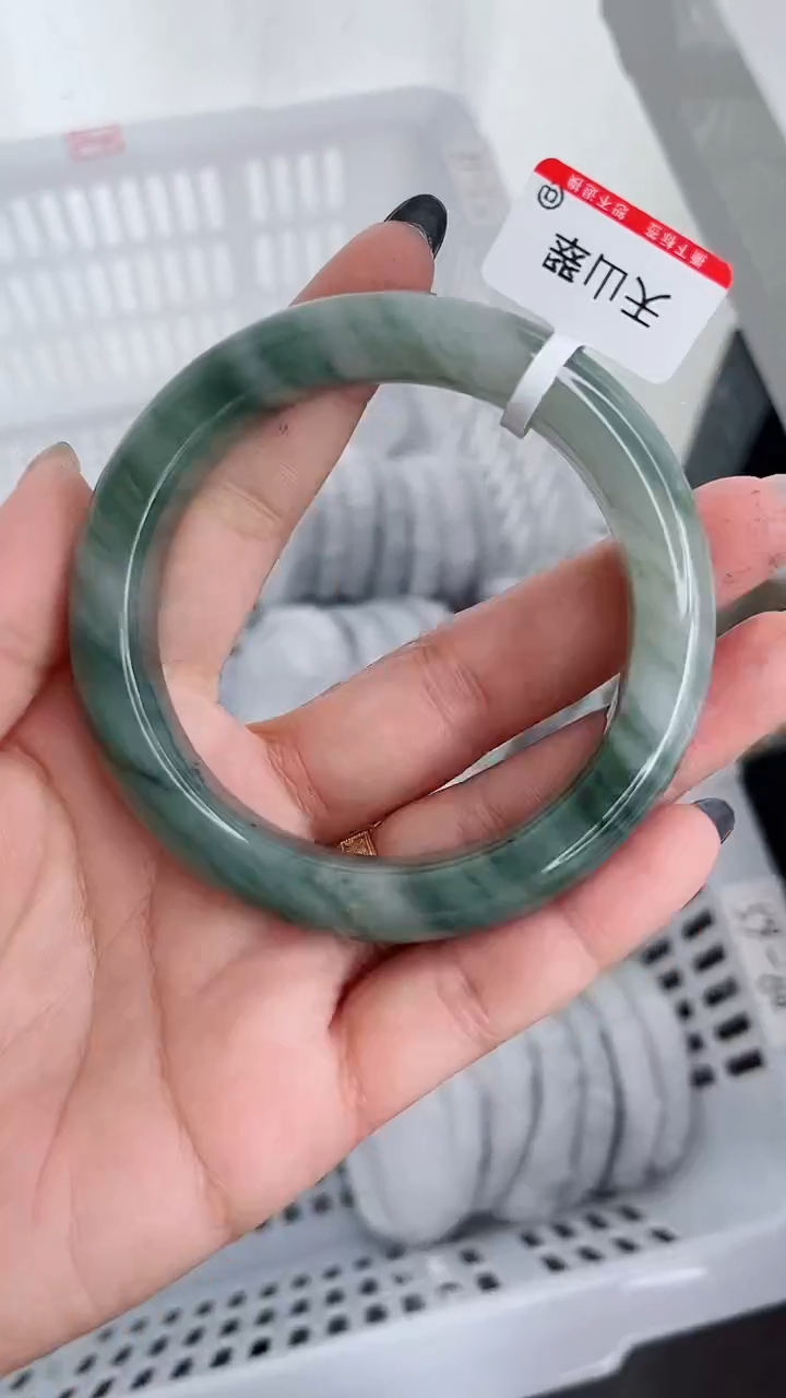 未镶嵌手镯石英质玉110-57/58