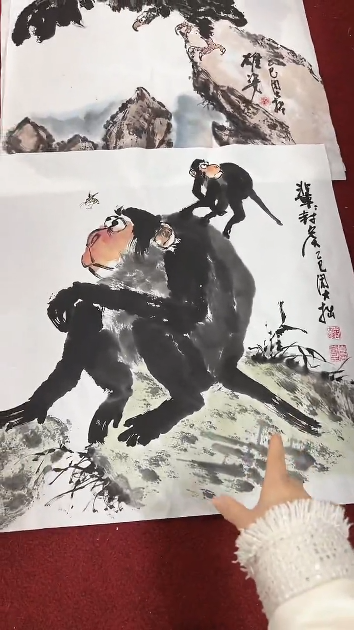 国画周大拙/国画/花鸟