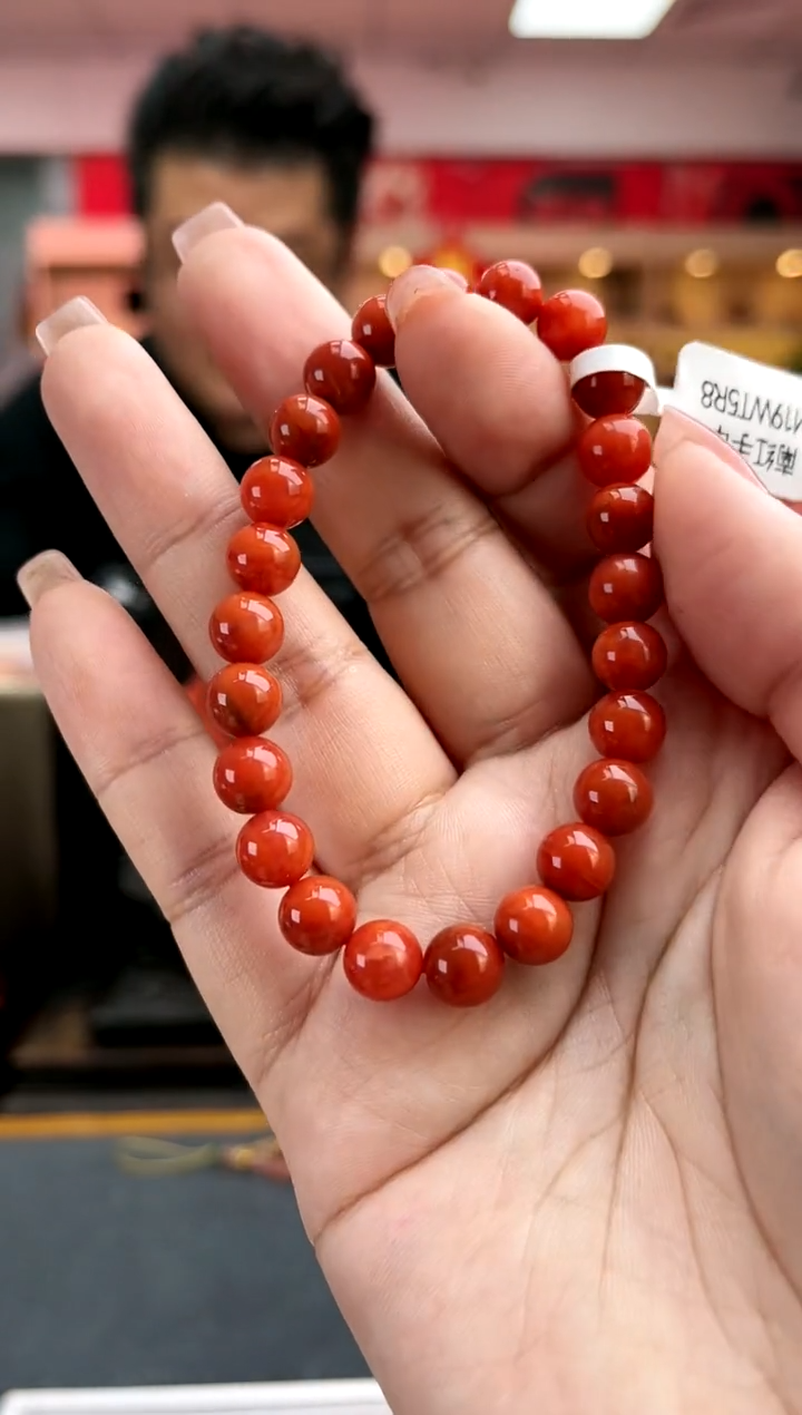 【闪购商品】南红玛瑙卡8南红瓦西单圈未镶嵌一件2