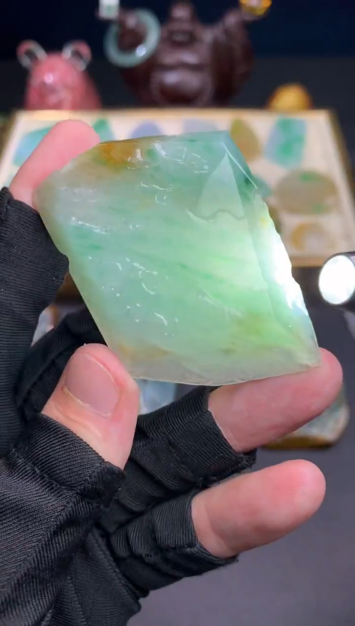 未镶嵌定制翡翠天然翡翠裸石（包工）
