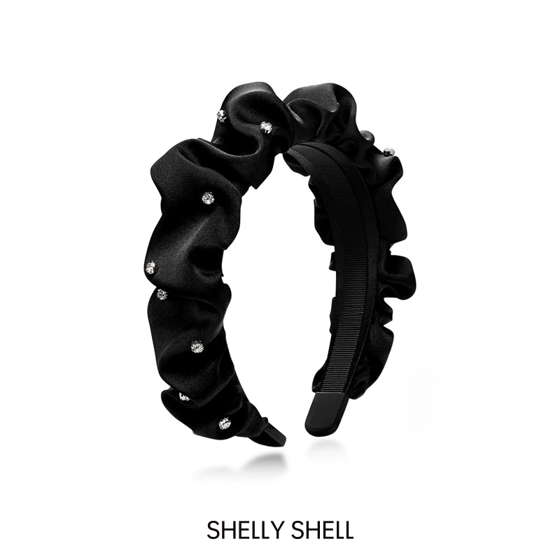 Shelly Shell黑色夜空发箍 简约小众百搭