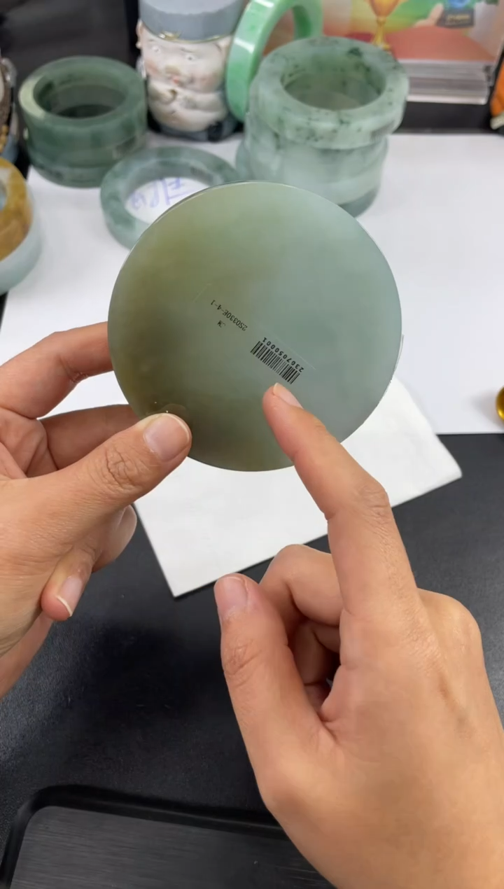 【闪购商品】定制翡翠手镯未镶嵌正圈AWH/66DZS补