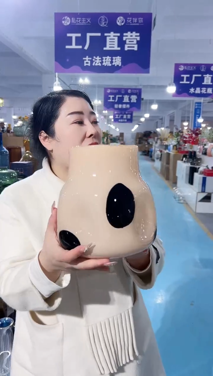 【闪购商品】玻璃花伴你花瓶微瑕-CJL2