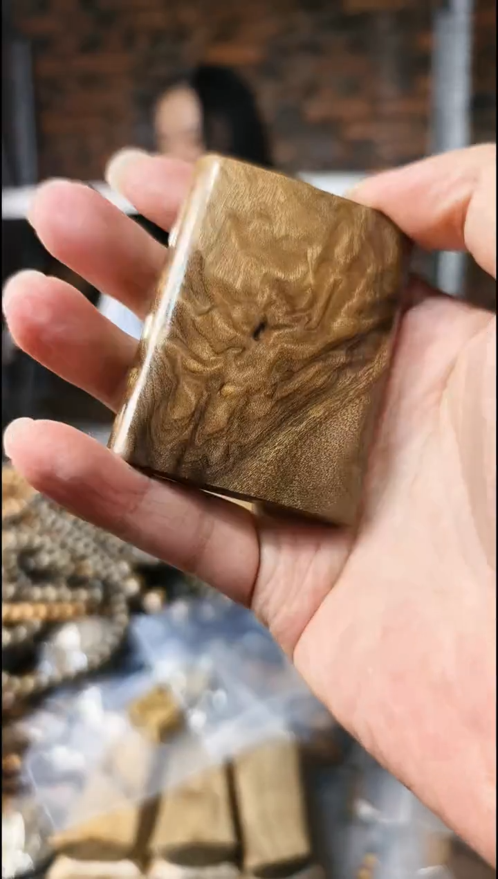 【闪购商品】楠木（金丝楠）把件无事牌