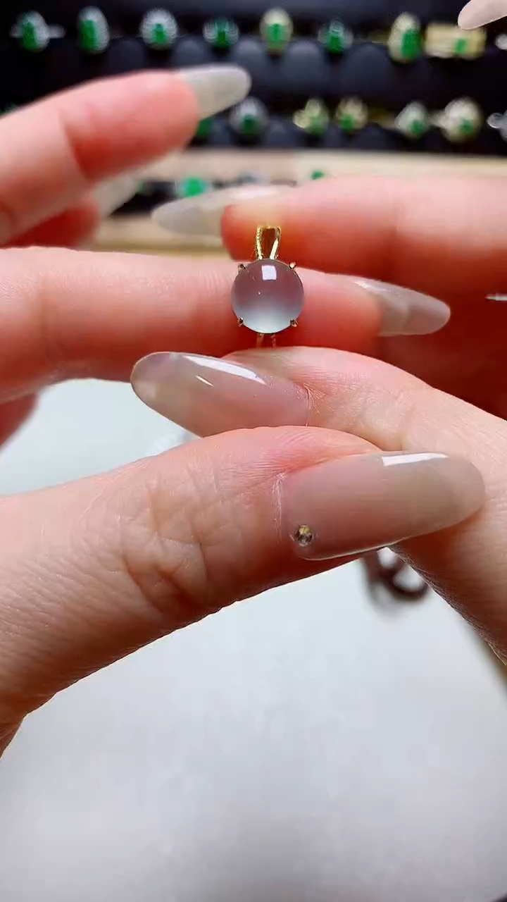 翡翠戒指银S925镶嵌天然翡翠s925银镶嵌