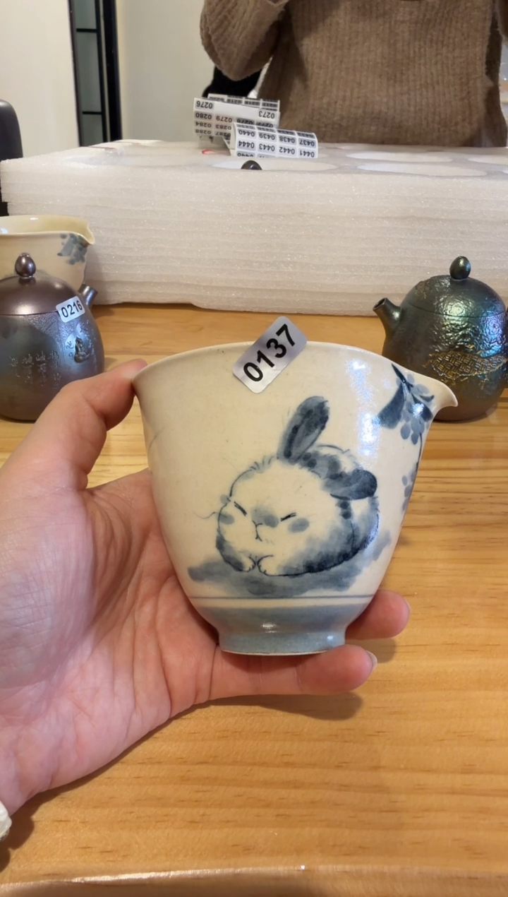 板娘的茶0137兔子公道杯