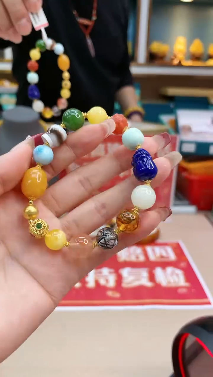 【闪购商品】蜜蜡裸石18K金镶嵌@@ZY40803028