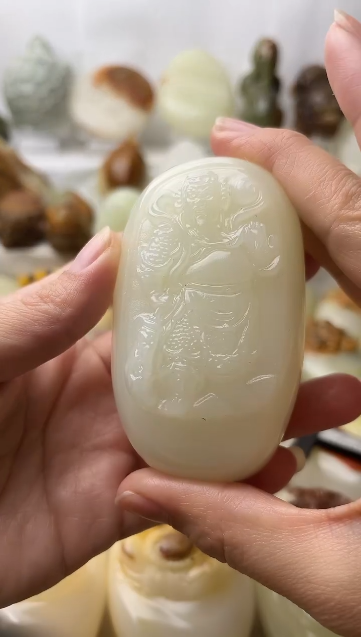 石材古青石棉纹正常不退换关公