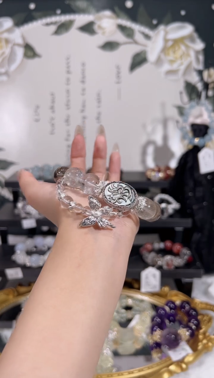 【闪购商品】水晶手链未镶嵌天然水晶默认微瑕 多样性发货发其一