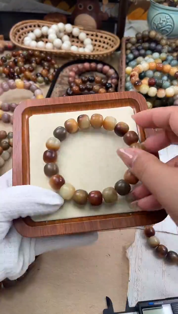 手串菩提根/象牙果a682卡14 干磨龙井福利