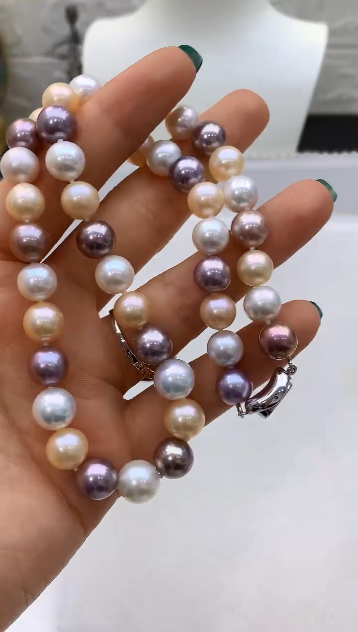 【闪购商品】淡水珍珠项链未镶嵌164 9-10mm