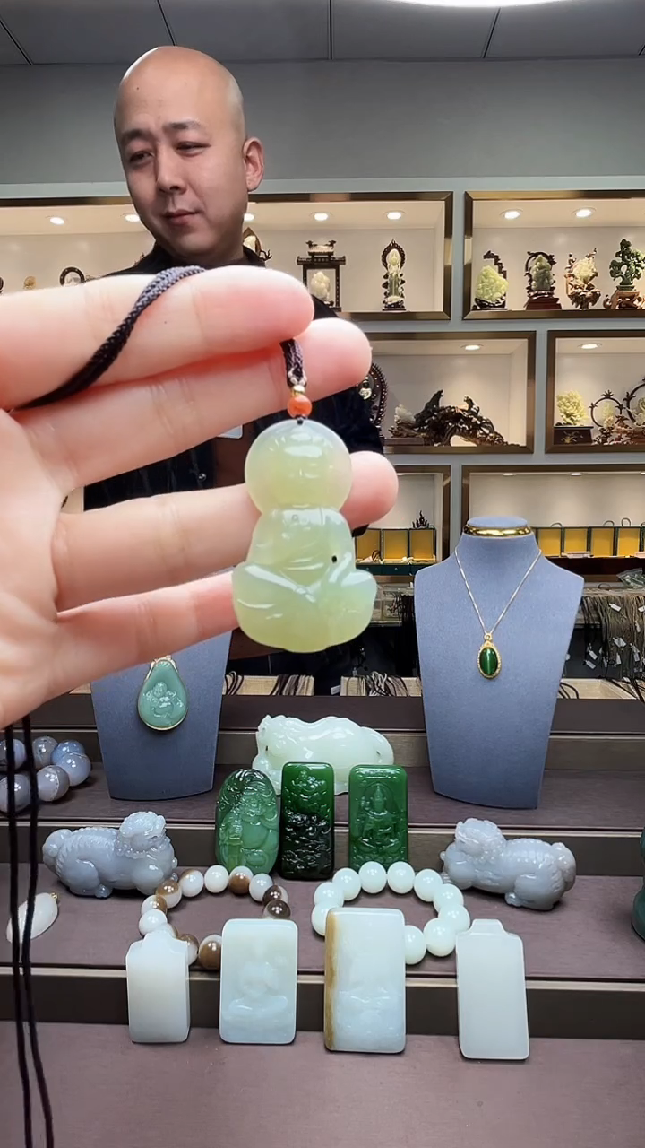 【闪购商品】和田玉挂件未镶嵌1