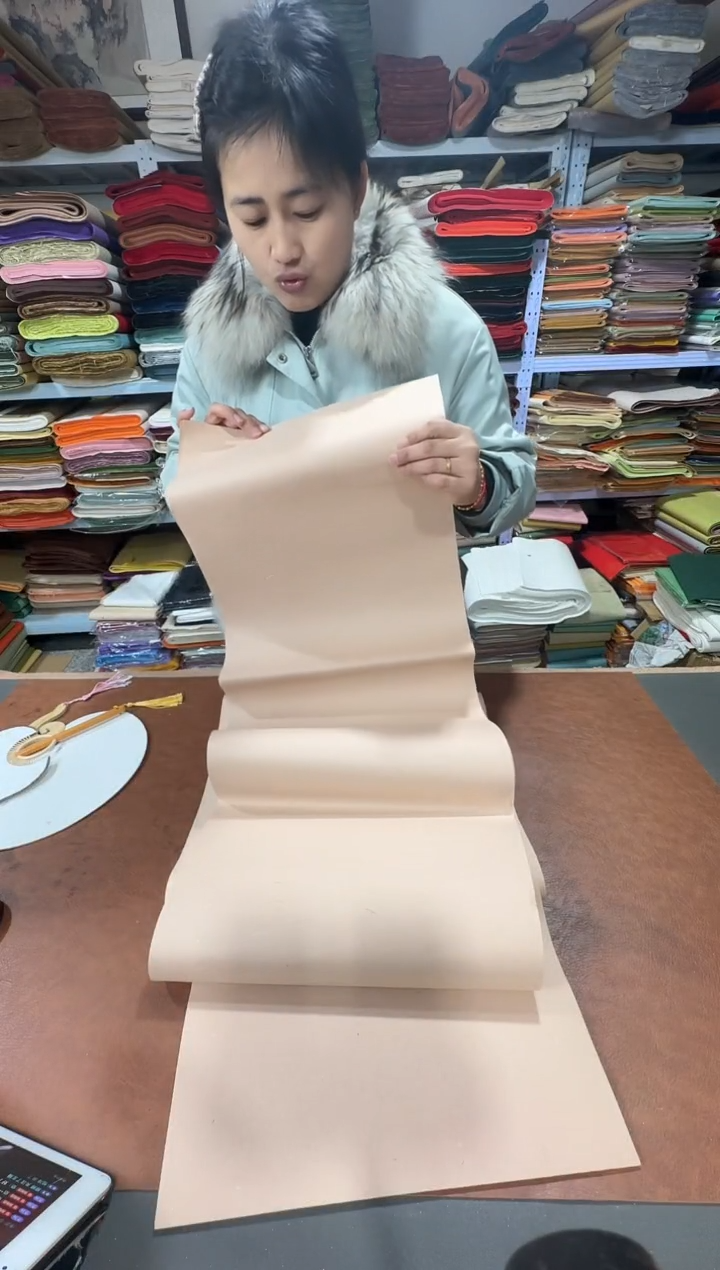 32*180 仿古粉半熟宣纸25张