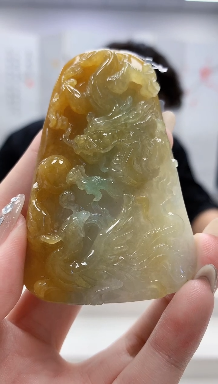 未镶嵌定制翡翠5145jw-毛货挂件60