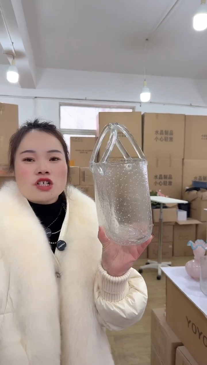 【闪购商品】琉璃迪喜花器-z-早15