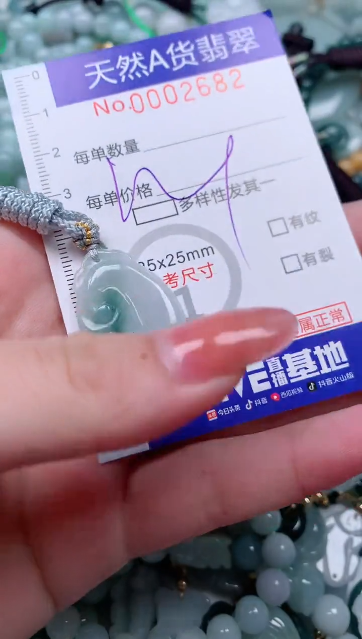 【闪购商品】翡翠颈饰未镶嵌00002682