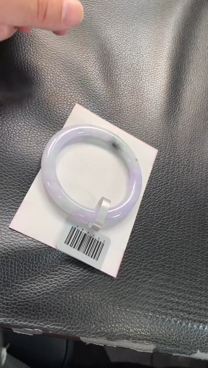 未镶嵌手镯翡翠101号链接 有纹裂 52