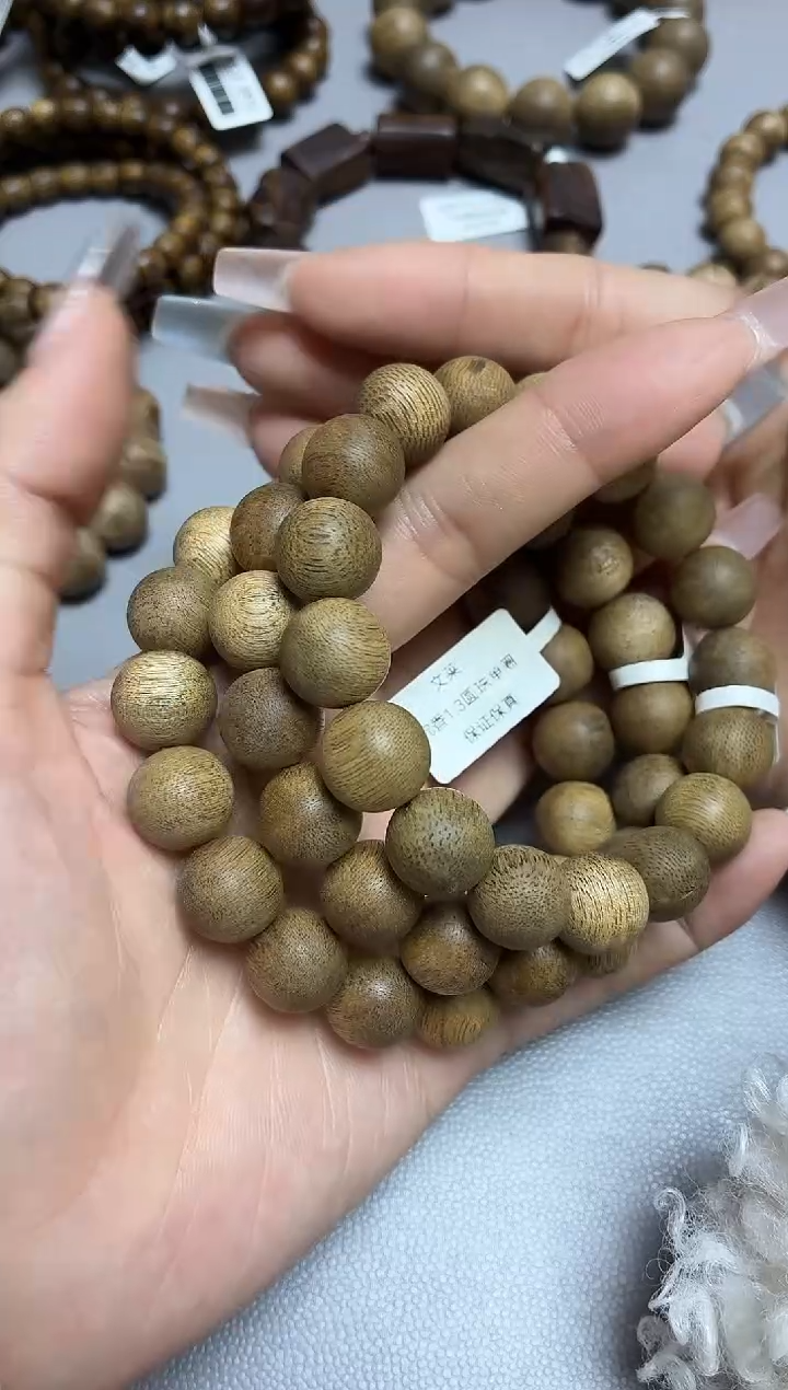 沉香手串文莱圆珠单圈1.3多样性发其一